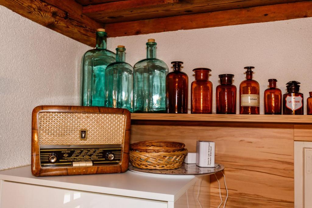 Kuchyňa alebo kuchynka v ubytovaní Ferienhaus Höllberg