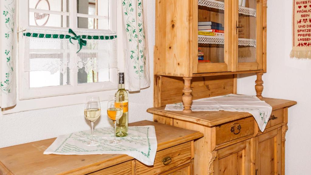 Nápoje v ubytovaní Ferienhaus Höllberg