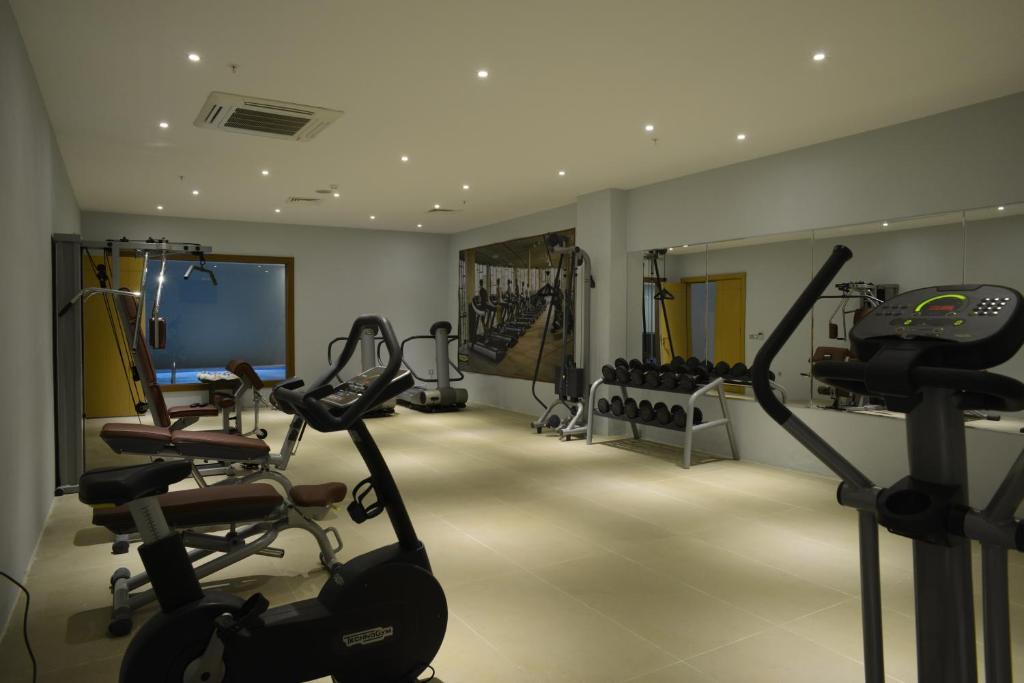 Fitness centrum a/nebo fitness zařízení v ubytování Classy Hotel Erbil