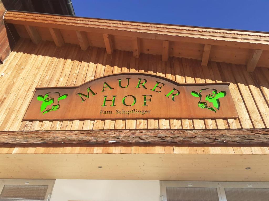 Certifikát, hodnocení, plakát nebo jiný dokument vystavený v ubytování Maurerhof Itter