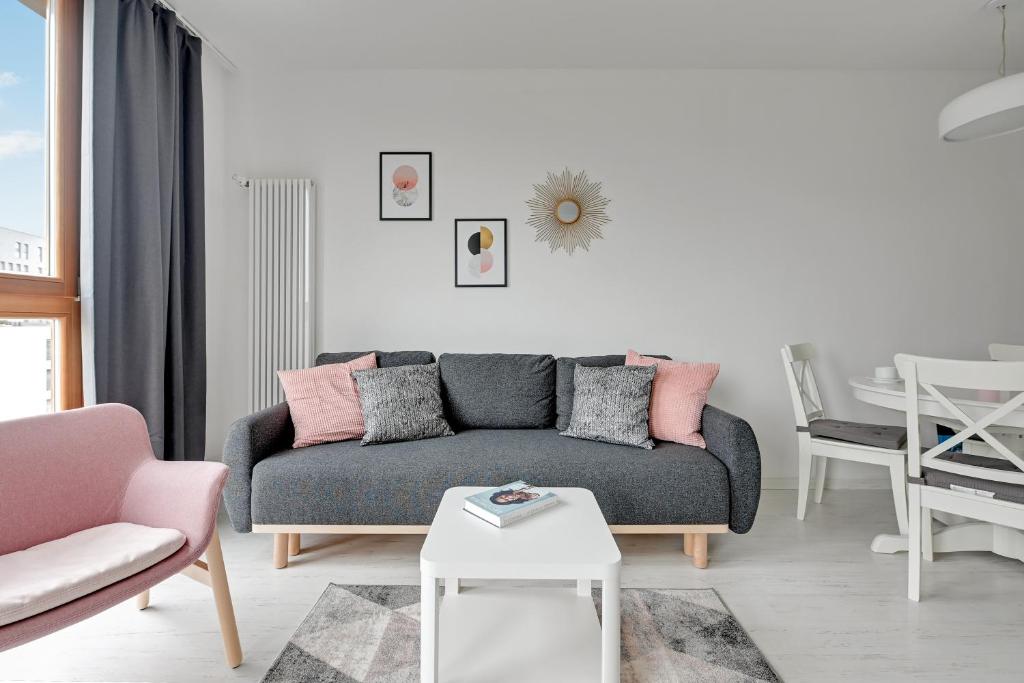 Posezení v ubytování GRANO FLATS Gdańsk - Aura I