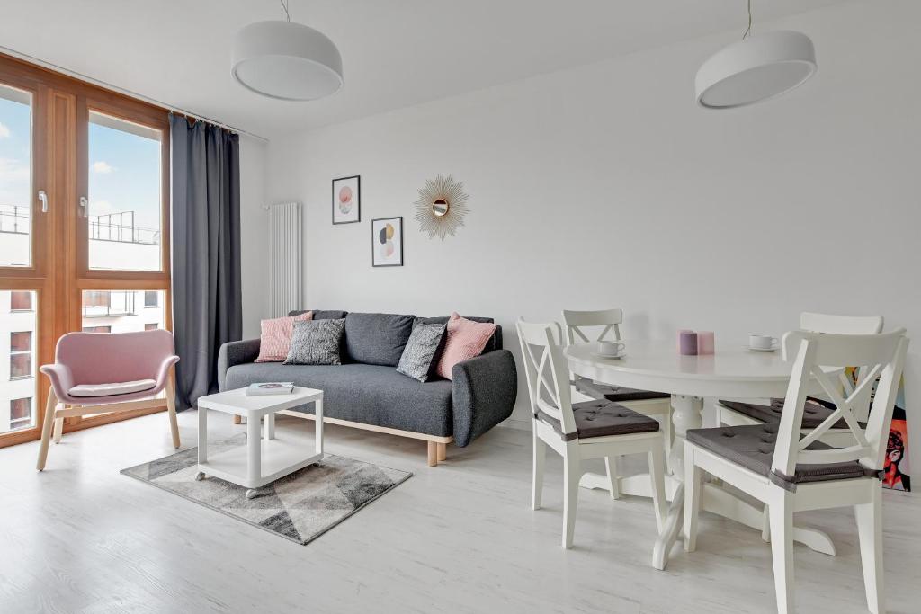 Posezení v ubytování GRANO FLATS Gdańsk - Aura I