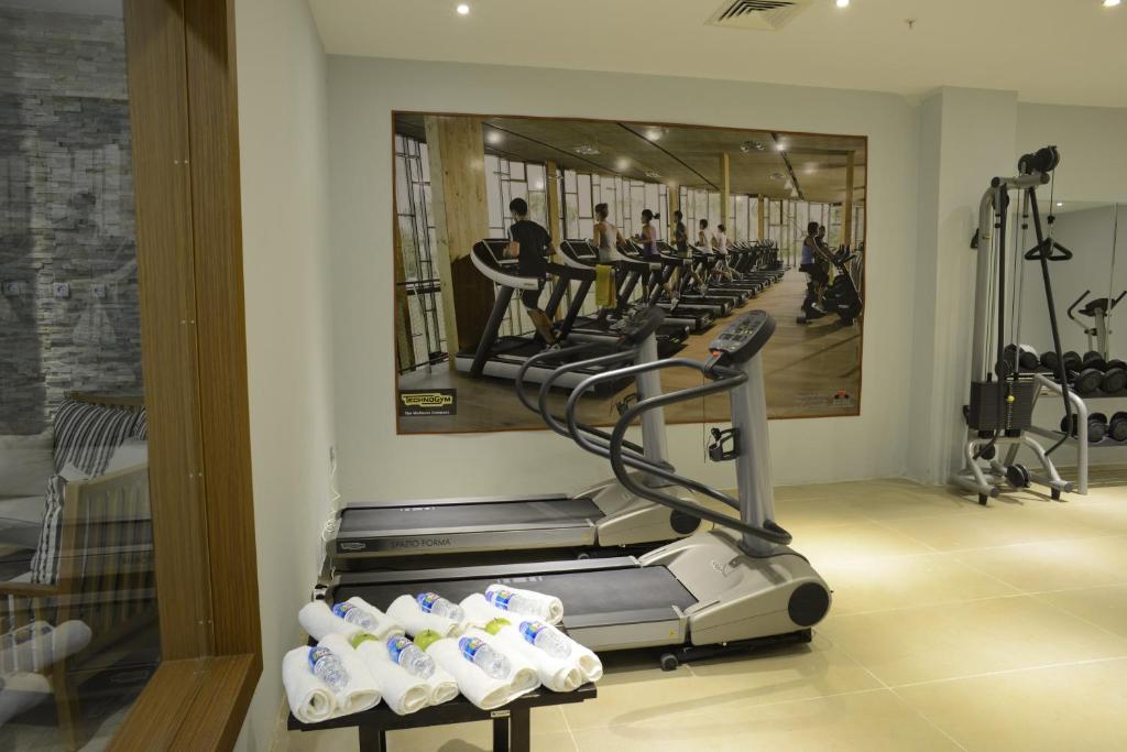 Fitness centrum a/nebo fitness zařízení v ubytování Classy Hotel Erbil