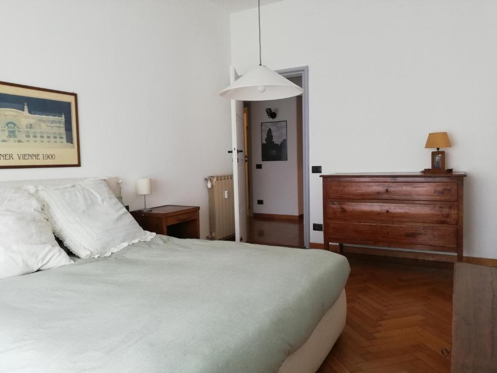 Llit o llits en una habitació de Casa Pinturicchio