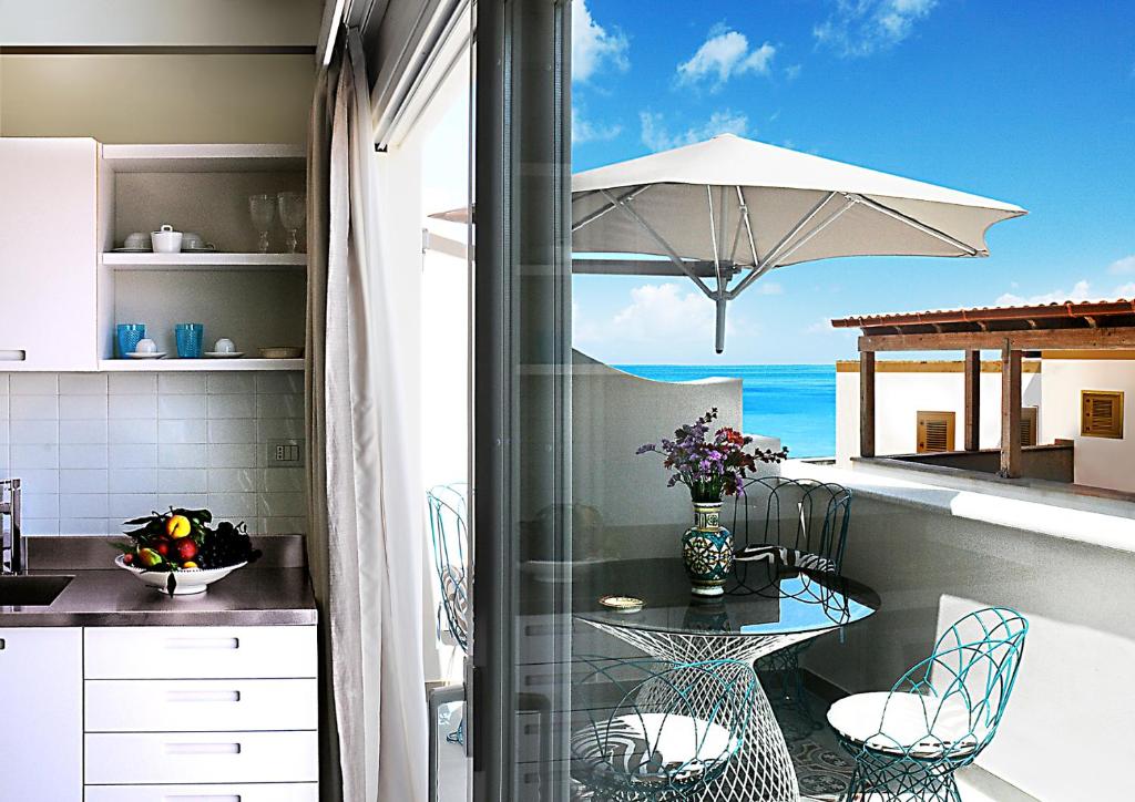 Balkón alebo terasa v ubytovaní Cala del Porto Residence