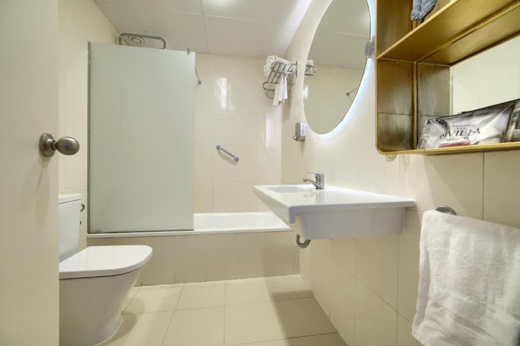 Koupelna v ubytování Hotel Luze El Villa