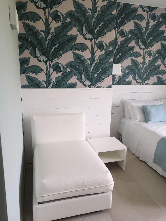 Postel nebo postele na pokoji v ubytování Stile libero b&b