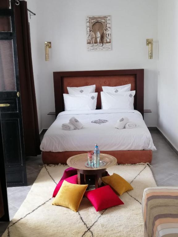 Letto o letti in una camera di Riad le Voile d'Orient