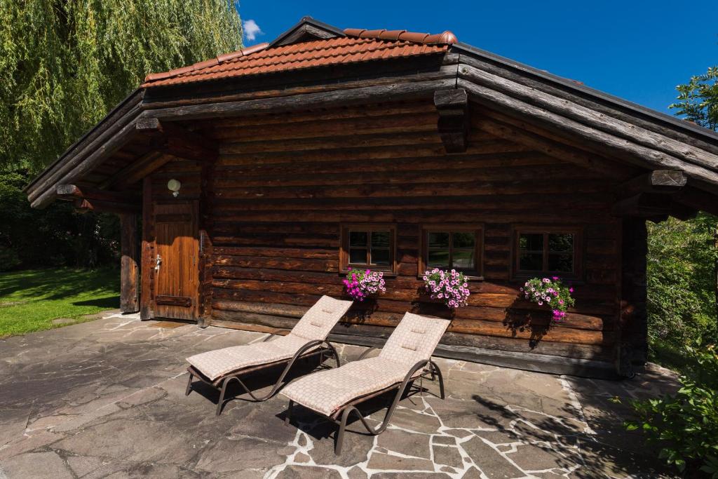 Zahrada ubytování Biochalet Märkl