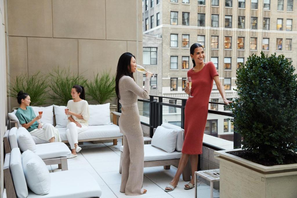 Hóspedes ficando em Four Seasons Hotel New York Downtown
