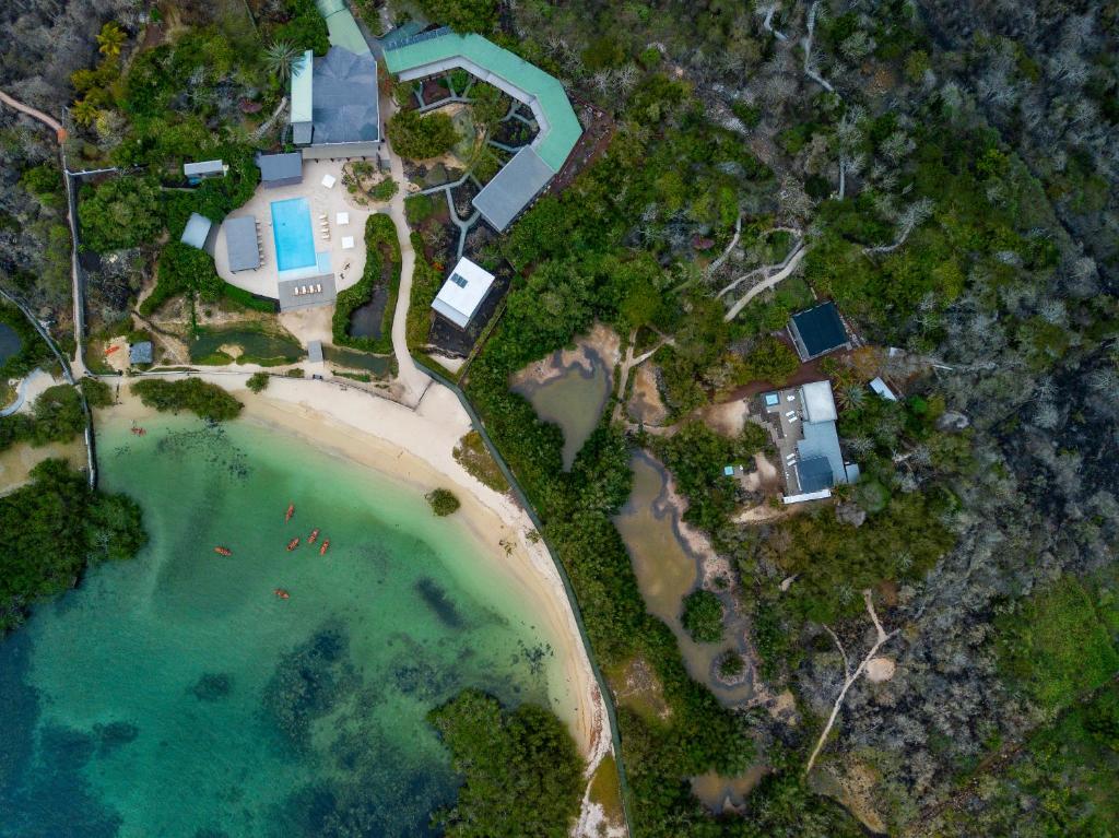 Private Beach at Finch Bay Galapagos Hotel // Photo from Booking.com