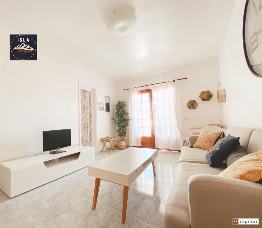 A television and/or entertainment centre at Old Town Puerto del Carmen