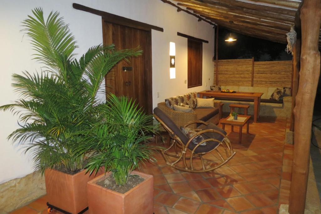 Posezení v ubytování Casa Alamanda B&B