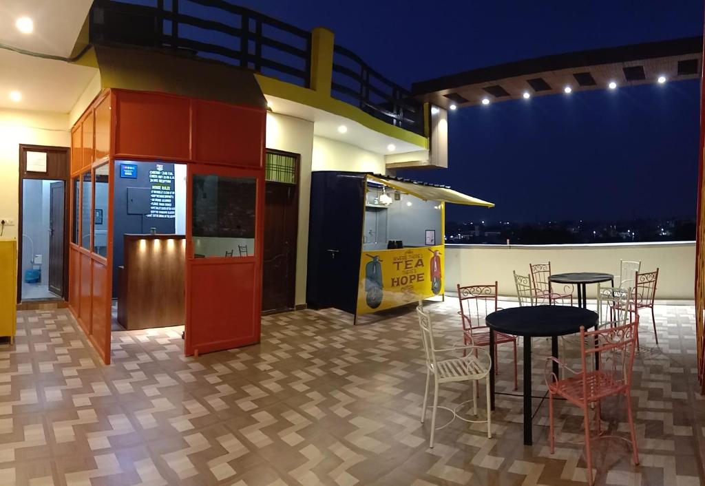 Balkón nebo terasa v ubytování Hashtag Traveler's