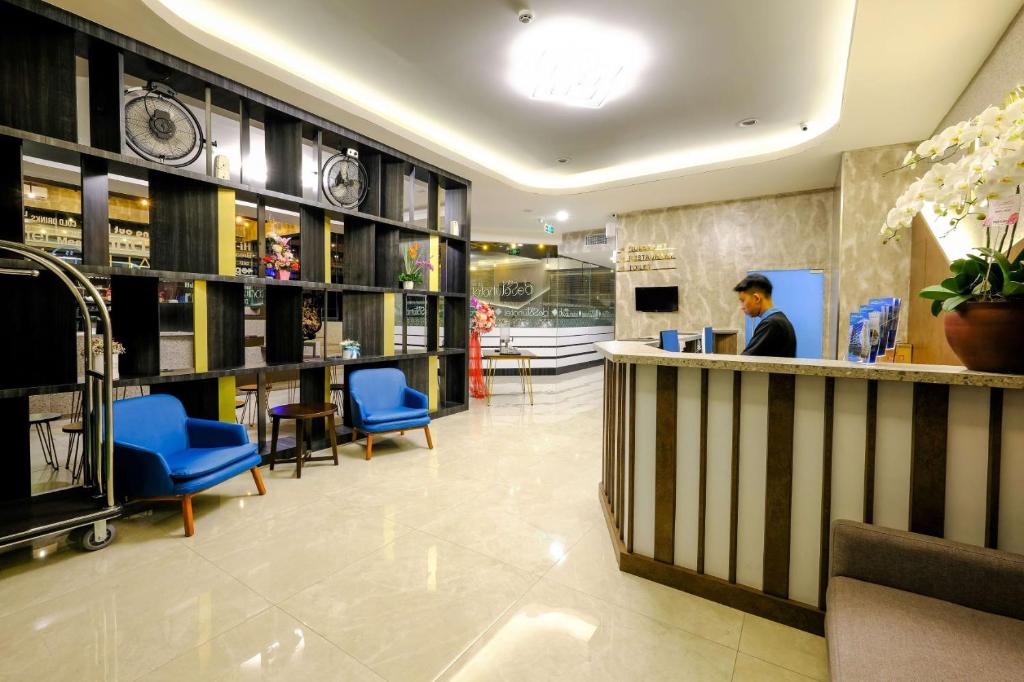 Posezení v ubytování Desatu Hotel