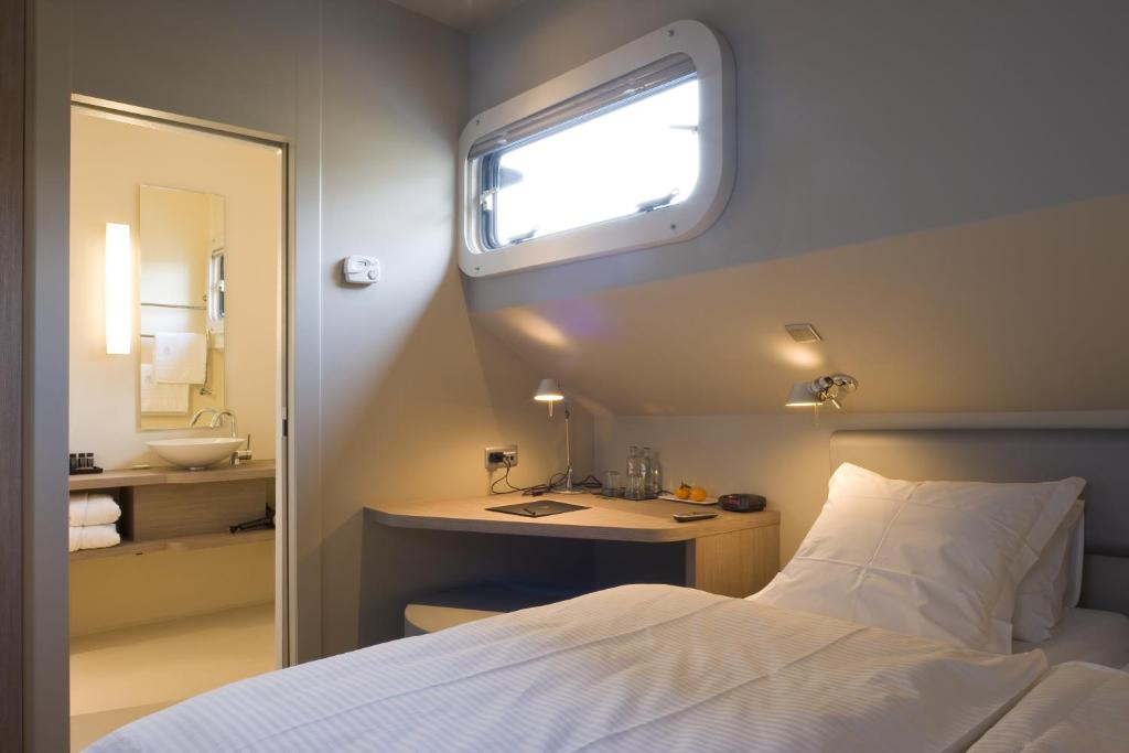Postel nebo postele na pokoji v ubytování B&B Droomboot