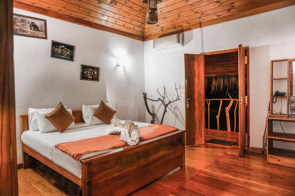 Postel nebo postele na pokoji v ubytování La Pentera