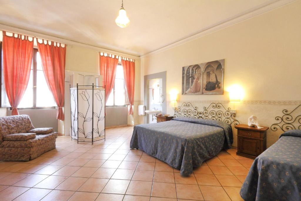 Postel nebo postele na pokoji v ubytování Hotel Bavaria