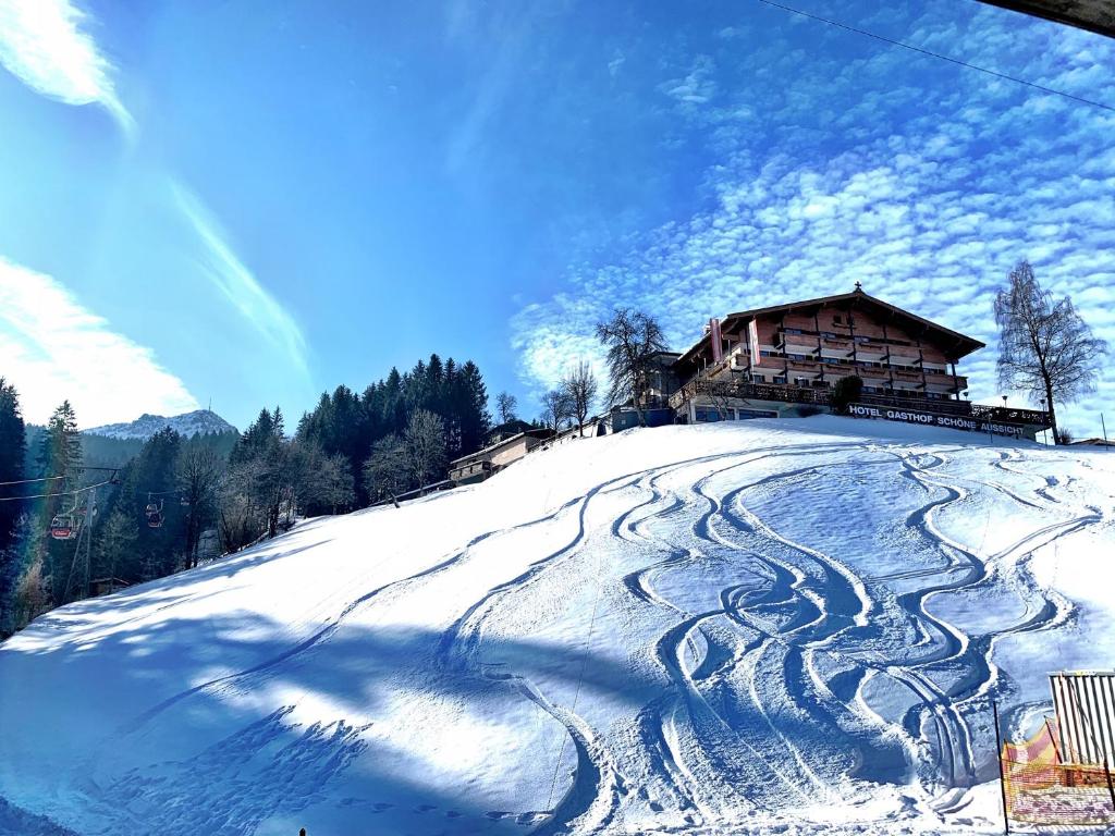 Hotel-Gasthof zur Schönen Aussicht v zimě