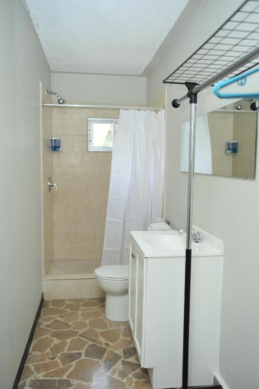 Koupelna v ubytování G y V Hotels