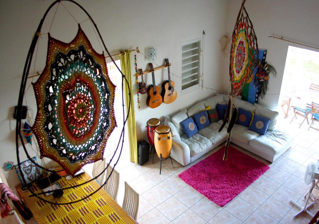 Posezení v ubytování Happy hippies House