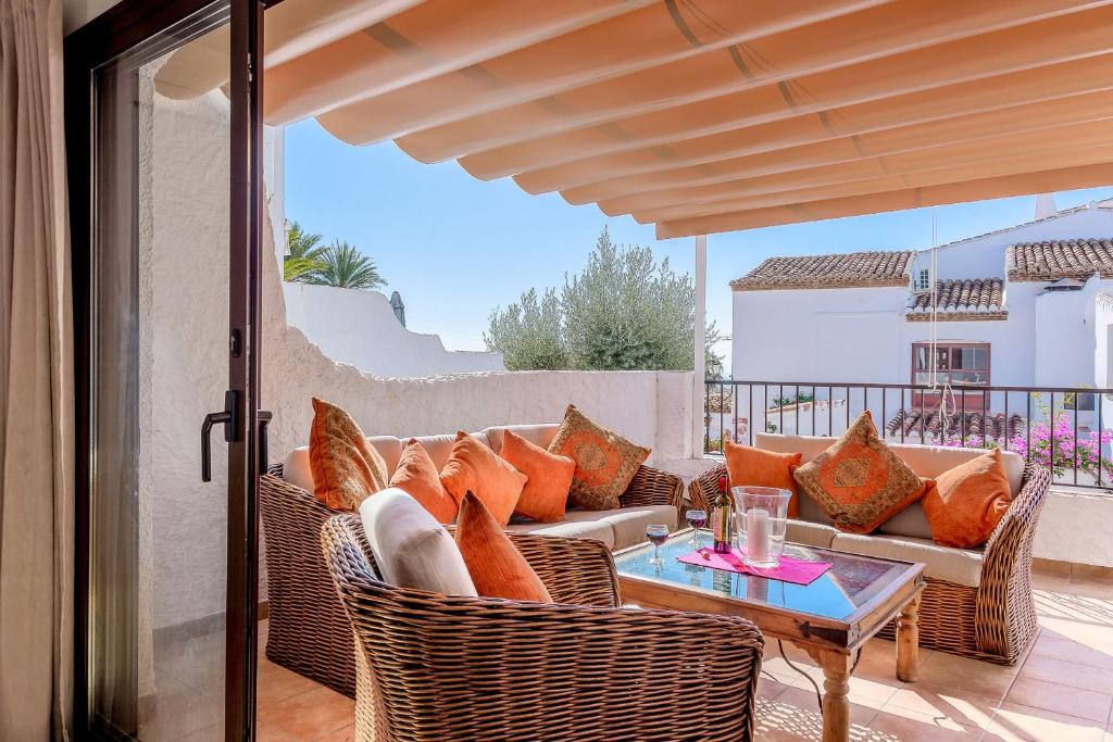 Balkón alebo terasa v ubytovaní Violetas, Nerja