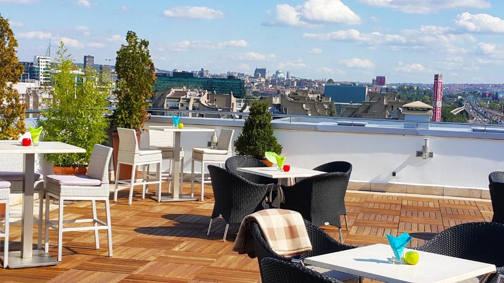 Balkon ili terasa u objektu IN Hotel Beograd