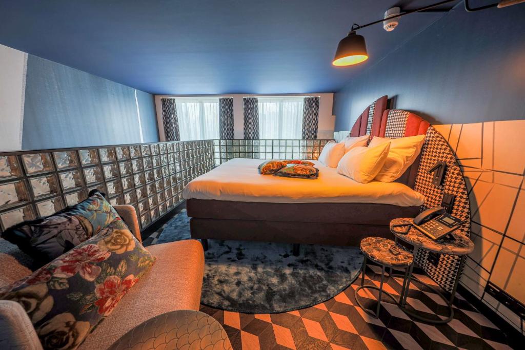 Posezení v ubytování Hotel Haarhuis
