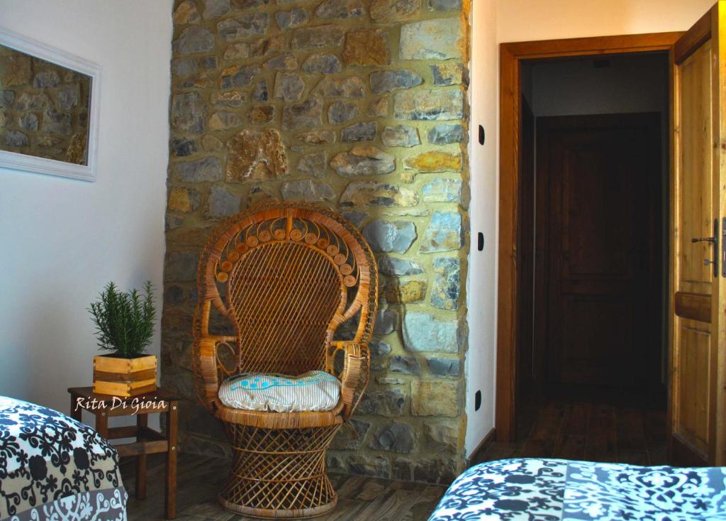 Posezení v ubytování B&B Lavanda e Rosmarino