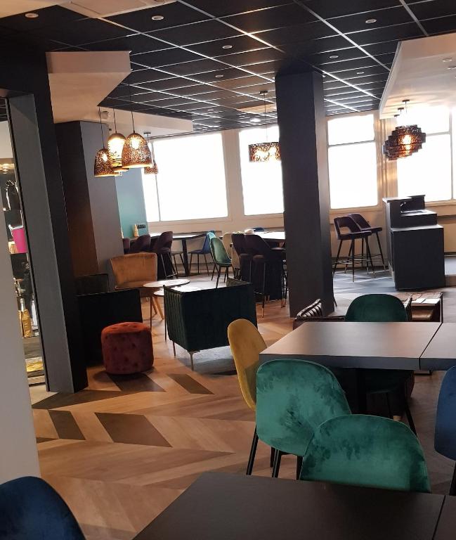 Posezení v ubytování Hotel de Champagne