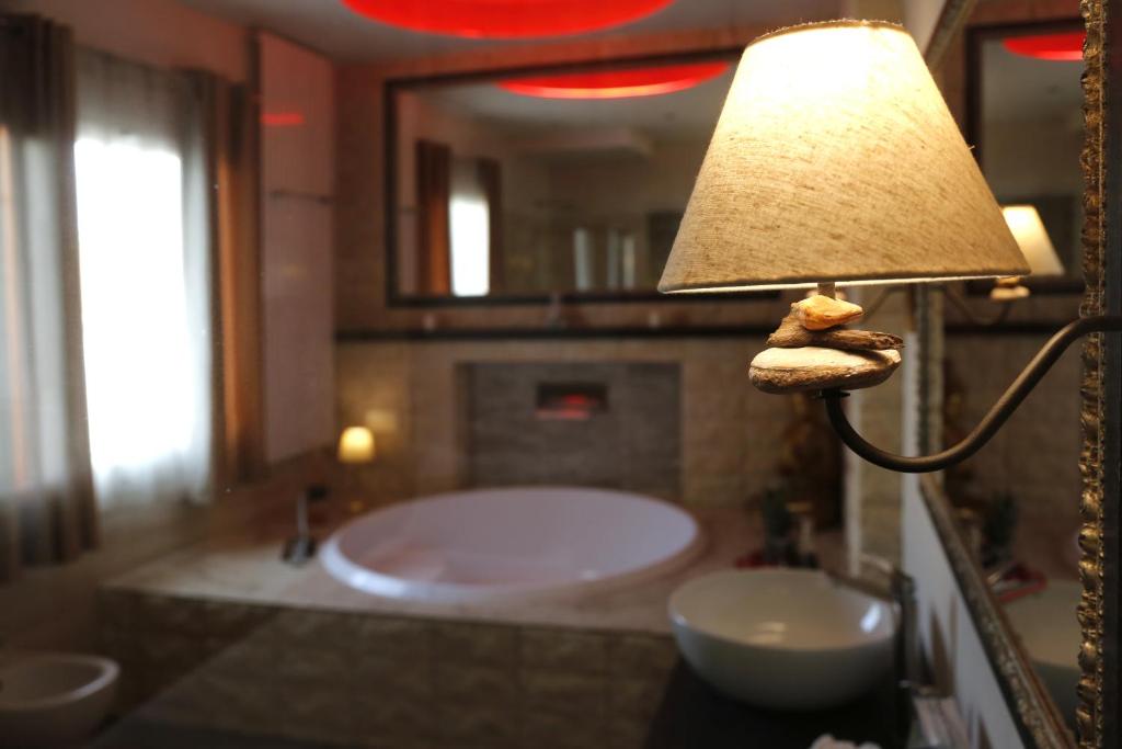 Koupelna v ubytování Luxury Suite