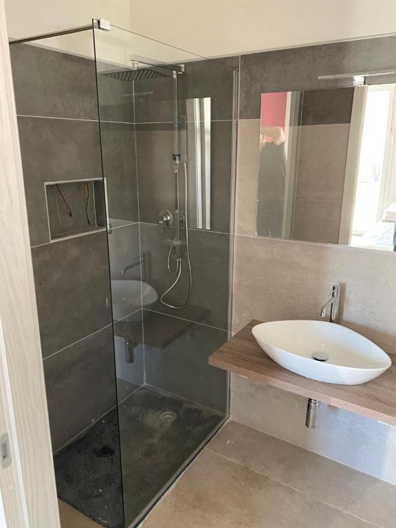 Koupelna v ubytování B&B Bertani