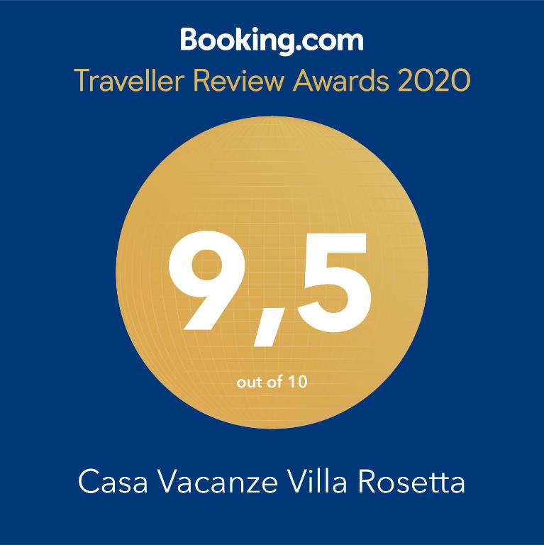 Casa Vacanze Villa Rosetta tanúsítványa, márkajelzése vagy díja