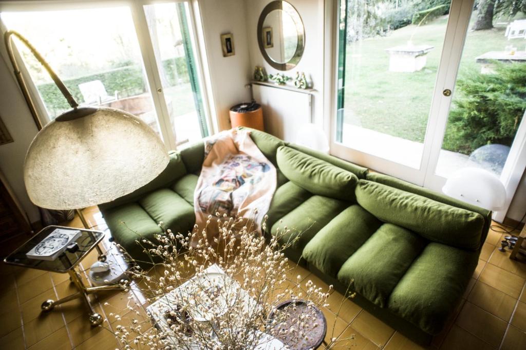 Posezení v ubytování B&B Villa Fortezza