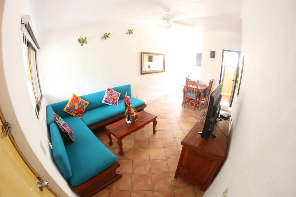 Posezení v ubytování Hotel Casa Iguana Mismaloya