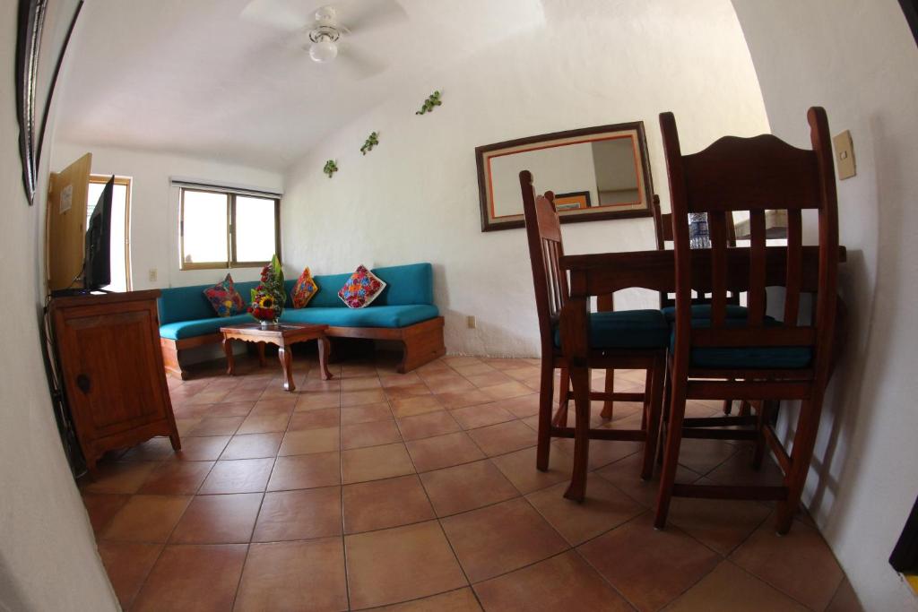 Posezení v ubytování Hotel Casa Iguana Mismaloya