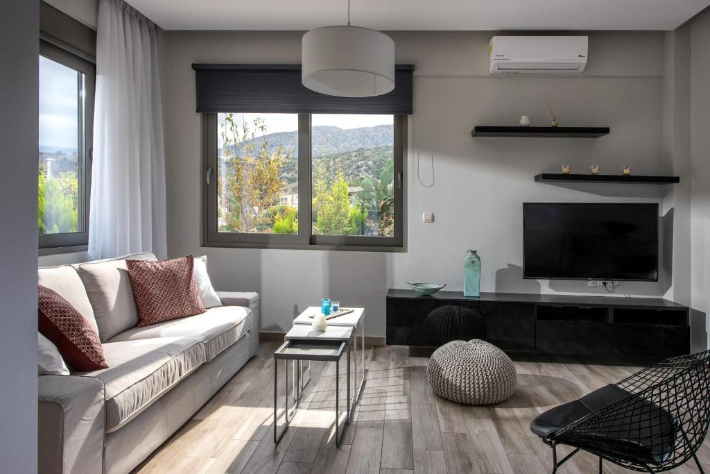 TV a/nebo společenská místnost v ubytování Dom Luxury Residence