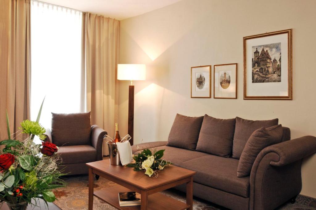 Posezení v ubytování Hotel BurgGartenpalais