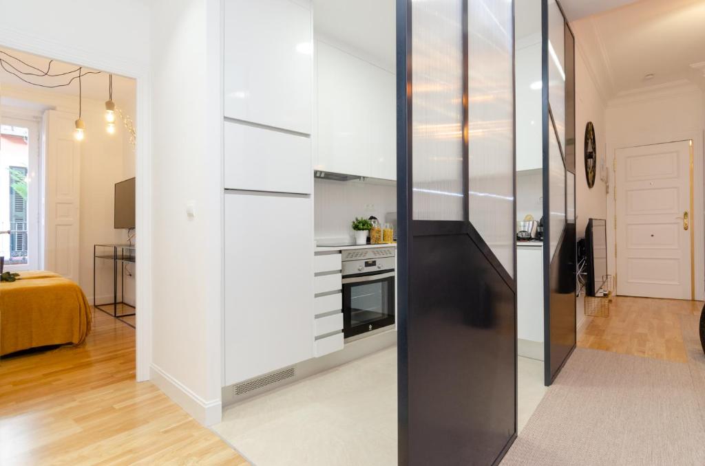 Kuchyň nebo kuchyňský kout v ubytování Palacio Premium Stay