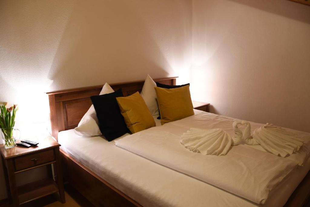 Posteľ alebo postele v izbe v ubytovaní Appartement Emilia