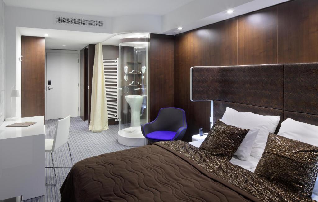 Postelja oz. postelje v sobi nastanitve Hotel Nox
