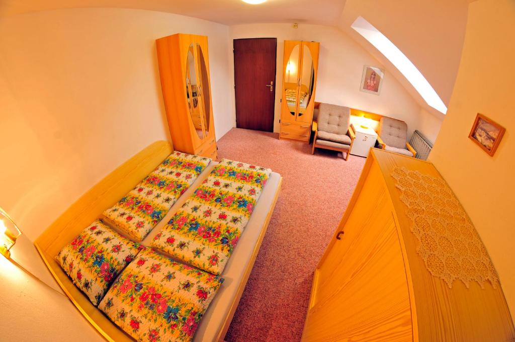 Postel nebo postele na pokoji v ubytování Pension 444 - Ski Resort Herlikovice and Bubakov