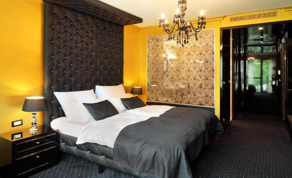 Postelja oz. postelje v sobi nastanitve Hotel Nox