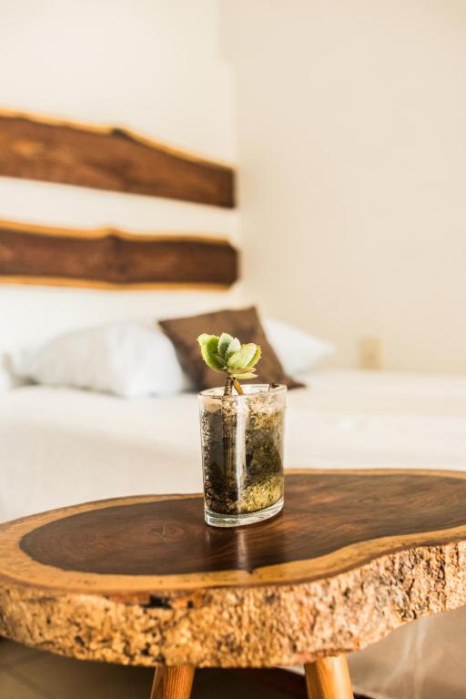 Postel nebo postele na pokoji v ubytování Hotel el Manglar
