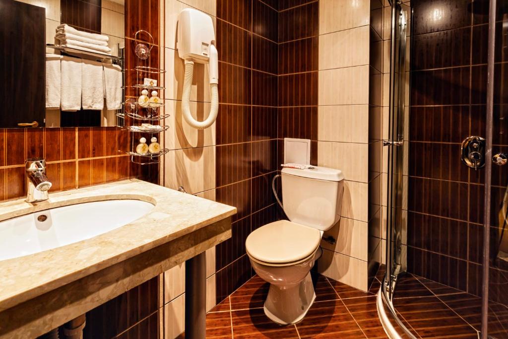 Koupelna v ubytování Sunny Beach Hotel Forum - All Inclusive