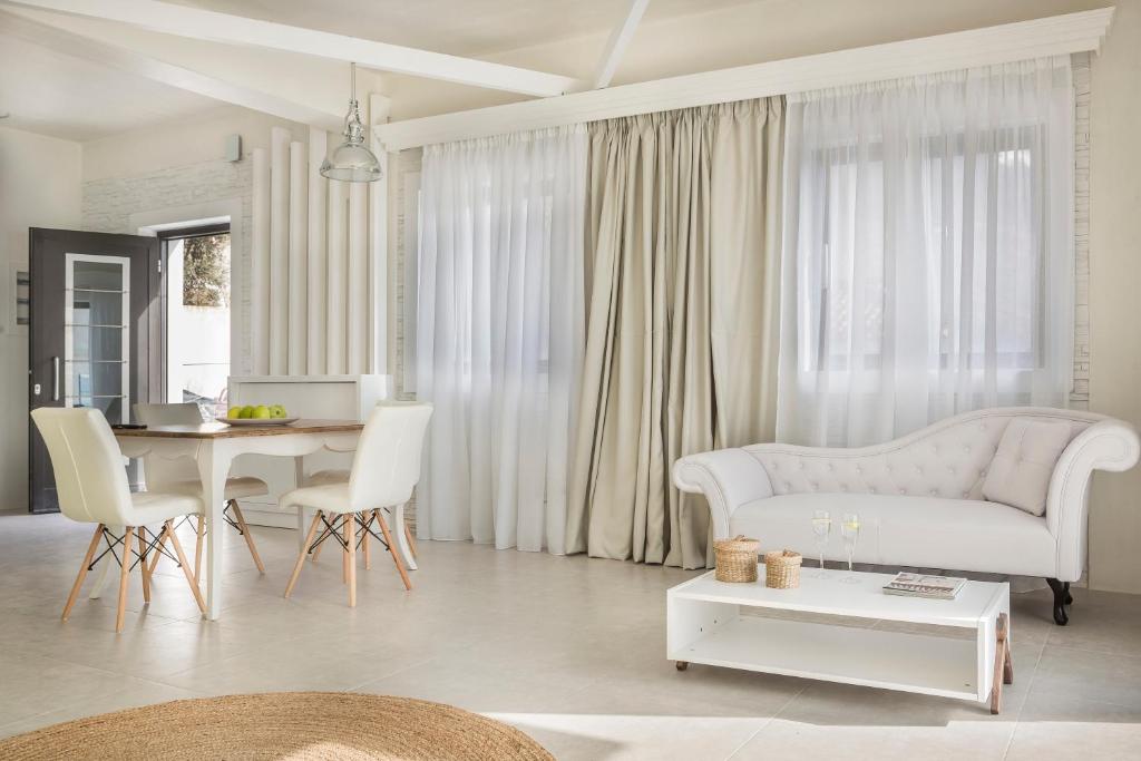 Posezení v ubytování Suites Minetos