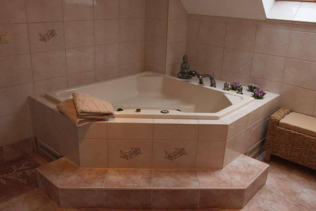 Koupelna v ubytování Ferienhaus Mey