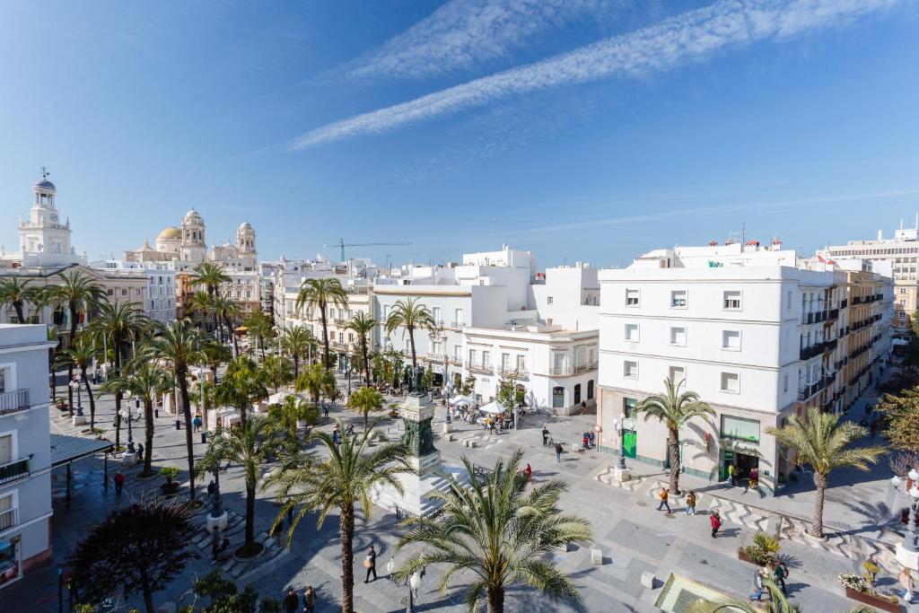 Výhľad na mesto Cádiz alebo výhľad na mesto priamo z apartmánu