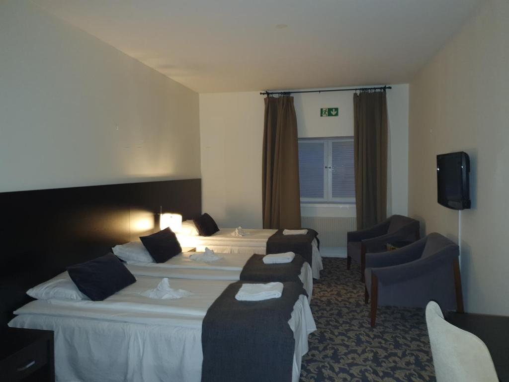Posezení v ubytování Ariston Hotell