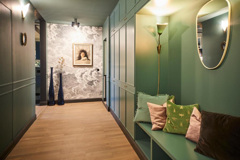 Posezení v ubytování Cora Apartments